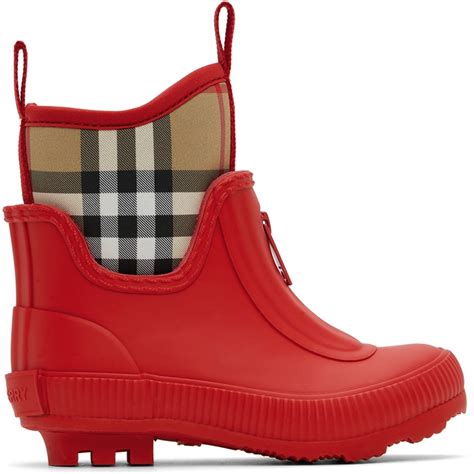 toddler burberry winter boots|toddler Burberry rain boots.